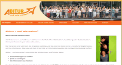 Desktop Screenshot of abitur-undwieweiter.de